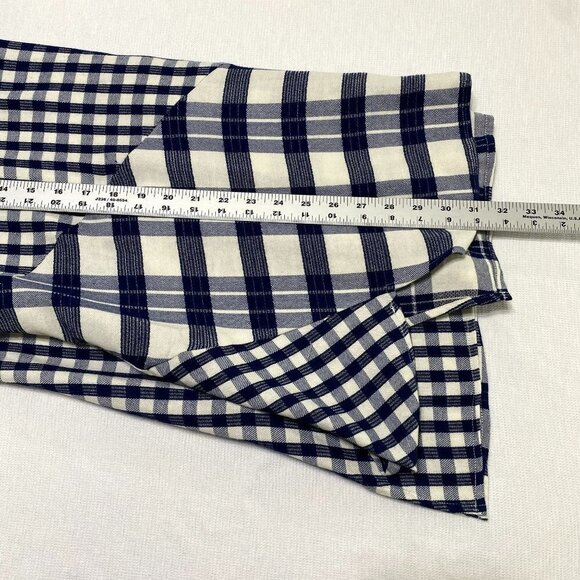 Soft Surroundings Huntleigh Button Up Asymmetric Plaid 3/4 Sleeve Top Size 2X - Picture 10 of 11